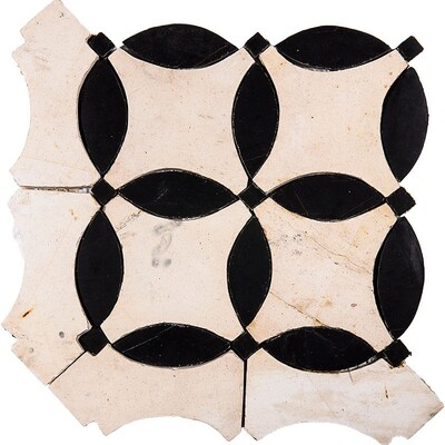 Blanc Honed Nabeul Limestone Mosaics 8×8
