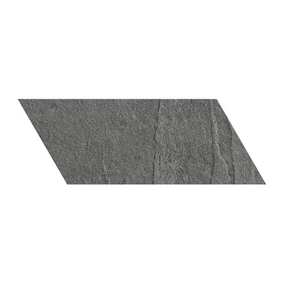 Gray Flow Matte Gramma 66 Dx Stone Look Porcelain Accent Tiles 15 7/16×7 43/64