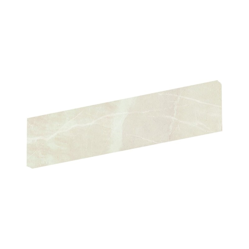 Imperial Onyx Matte Bullnose Marble Look Porcelain Base 4x24