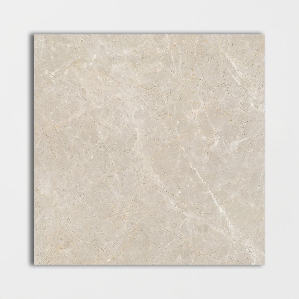 Fawn Grey Polished Marble Tile | 24x24x1/2 | Marble Flooring | Gray Marble
