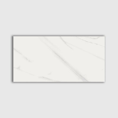Gres porcelánico efecto mármol pulido de Carrara 12x24
