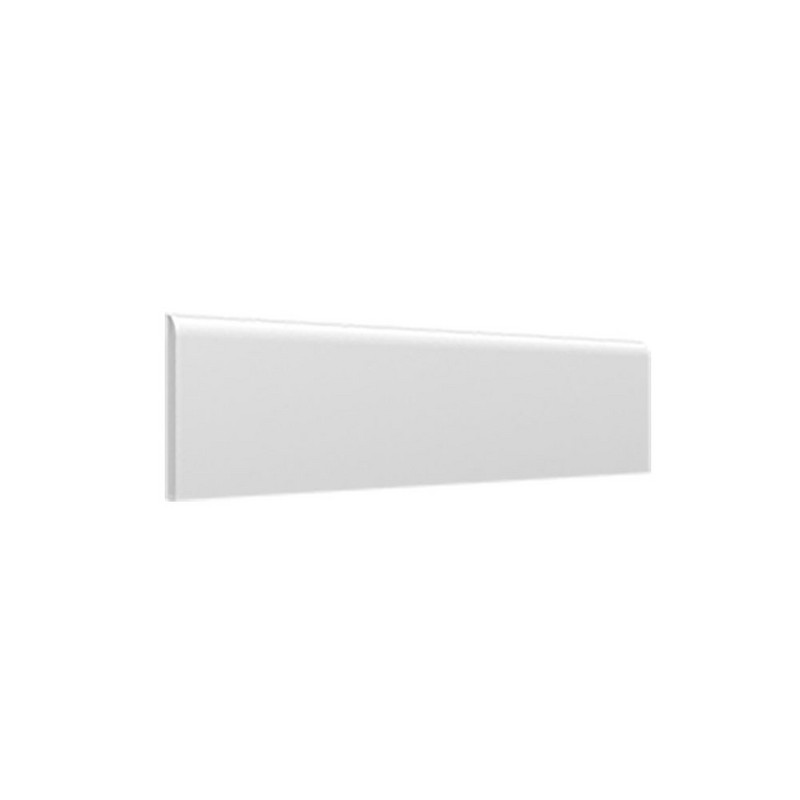 Roca Flow White Matte Bullnose Ceramic Moldings 3×12