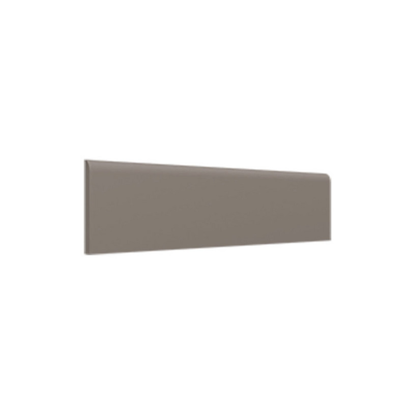 Roca Dark Gray Matte Bullnose Ceramic Moldings 3×12
