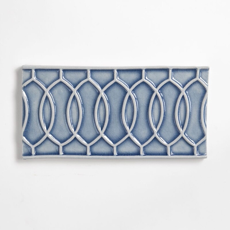 Vinca Crackled Vienna Ceramic Accent Tiles 4×8