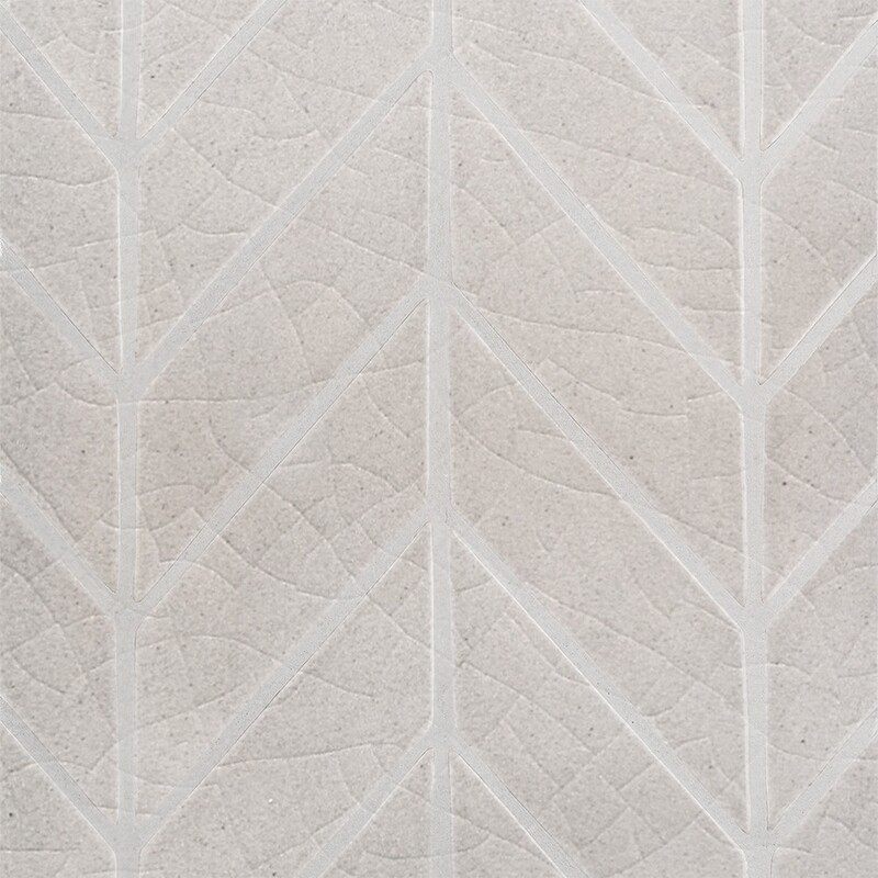 Fresco Crackled Chevron Ceramic Accent Tiles 2×6