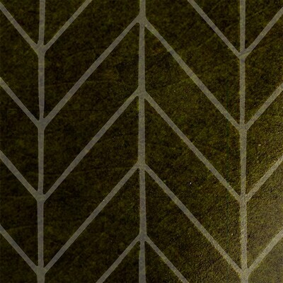 Corso Glossy Chevron Ceramic Accent Tiles 2×6