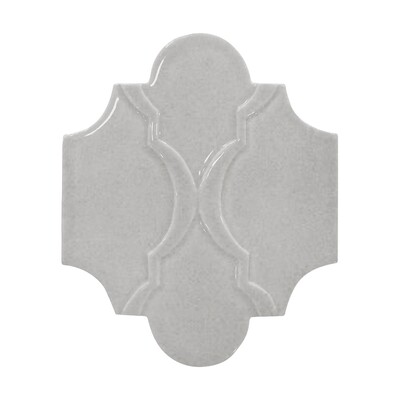 Breathe Glossy Arabesquette Ceramic Accent Tiles 6 1/8×7 3/8