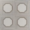 District Multi Finish Octave Limestone Mosaics 16 9/16×16 9/16