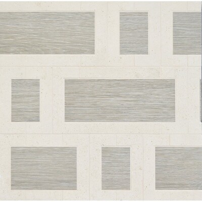 District Multi Finish Fenster Marble Mosaics 6×12