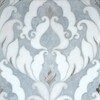 Afyon Grey, Afyon White, Palisandra Multi Finish Rumi Marble Mosaics 13 9/16×18