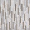 Rhodes Haisa Light, Haisa Dark, Silver Shadow, Multi Finish Marble Waterjet Decos 8 13/16×14 5/16 Image