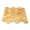 Ocra Hexagon Marble Tiles 10 3/8×12
