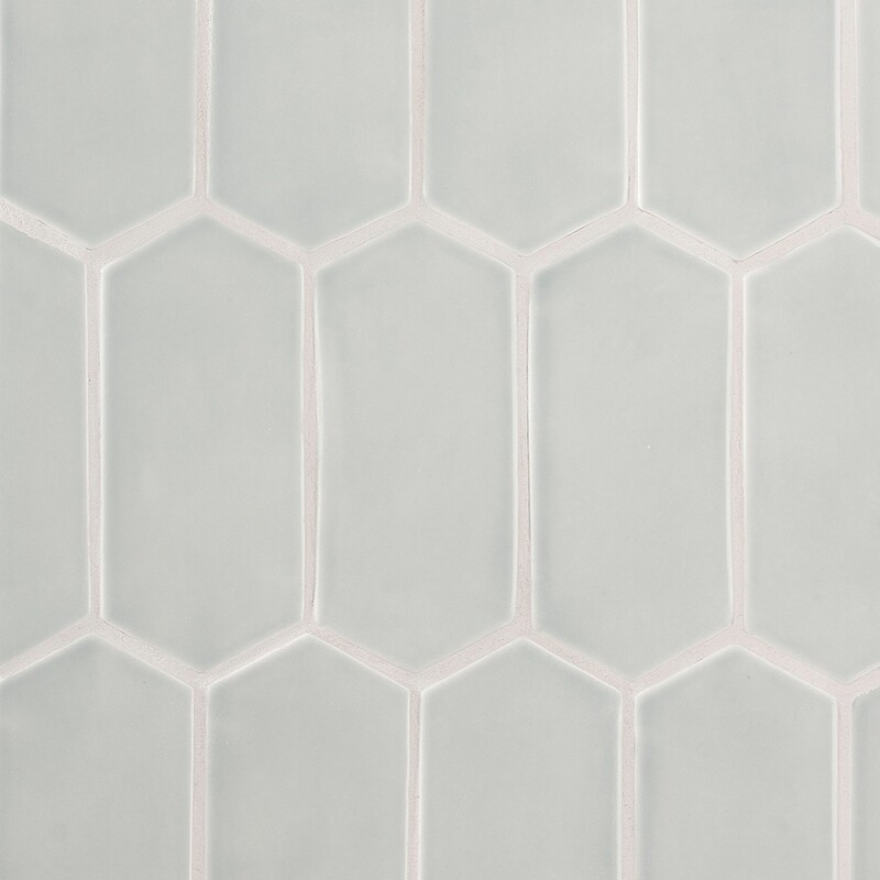 Cold Glossy Picket Ceramic Tiles 3×6