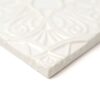 Satin Cotton Matte Filigree Ceramic Accent Tiles 6×6 (DC00323)