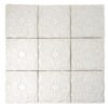 Satin Cotton Matte Filigree Ceramic Accent Tiles 6×6 (DC00323)