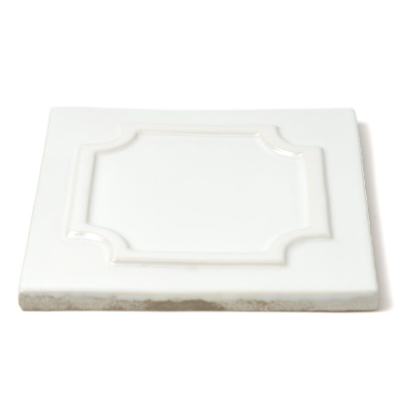 Royal White Glossy Era Ombre Ceramic Accent Tiles 6×6 (DC00334)