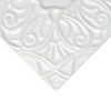 Royal White Glossy Filigree Ceramic Accent Tiles 6×6 (DC00348)