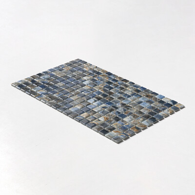 Ostrica Cilalı 1×1 Geri Dönüştürülmüş Cam Mozaikler 12 13/16×20 1/4