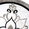 Grace Multi Finish Round Marble Medallion 36” Radius 36×36