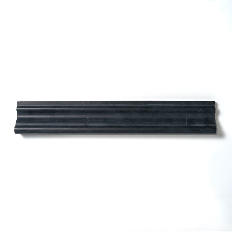 Black Honed Andorra Marble Moldings 2×12 (ML00519)