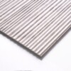 Silver Shadow Honed Thin Fluted Marble Accent Tiles 18×18