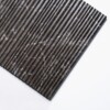 Iris Black Honed Thin Fluted Marble Accent Tiles 18×18