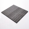Iris Black Honed Thin Fluted Marble Accent Tiles 18×18