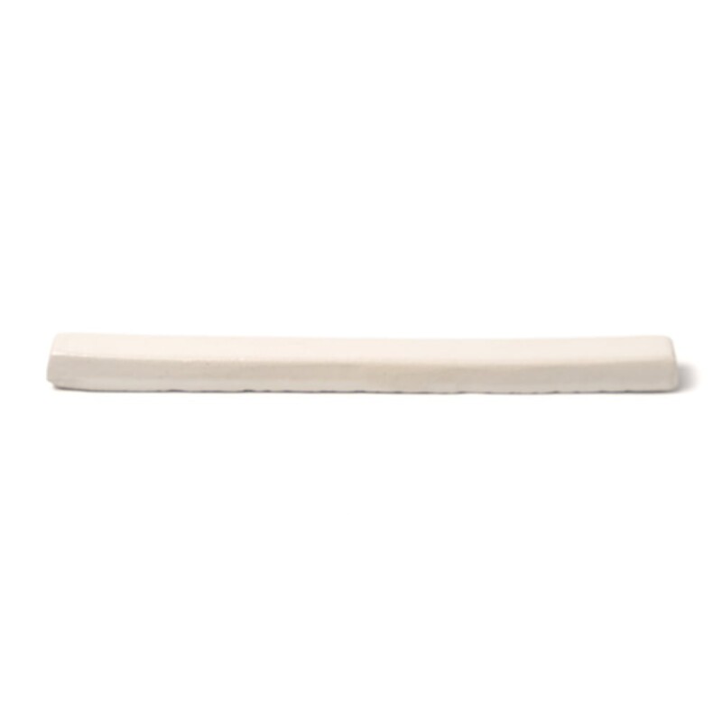 Marsala Bianco Glossy Edge Trim Ceramic Moldings 5/8×6