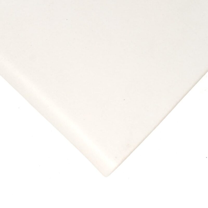 Satin Cotton Matte Bullnose Ceramic Moldings 6×6 (ML80096)