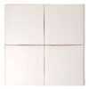 Satin Cotton Matte Bullnose Ceramic Moldings 6×6 (ML80096)