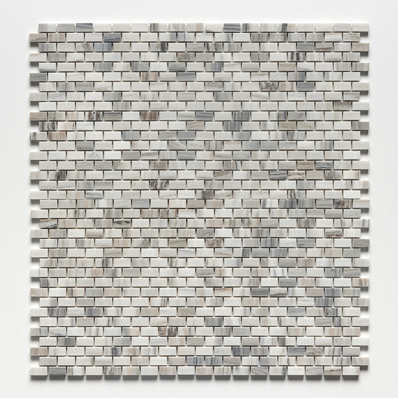 Verona Polished 5/8×1 1/4 Marble Mosaics 12×12
