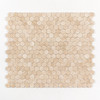 Cappuccino Polished Hexagon 2 Marble Mosaics 10 3/8×12