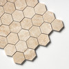 Cappuccino Polished Hexagon 2 Marble Mosaics 10 3/8×12