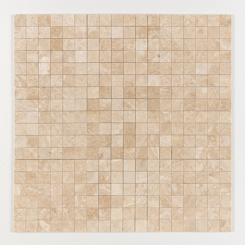 Cappuccino Polished 2×2 Marble Mosaics 12×12