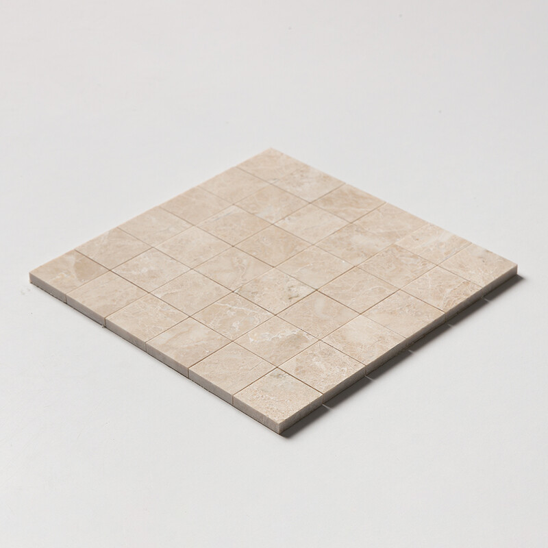 Cappuccino Polished 2×2 Marble Mosaics 12×12