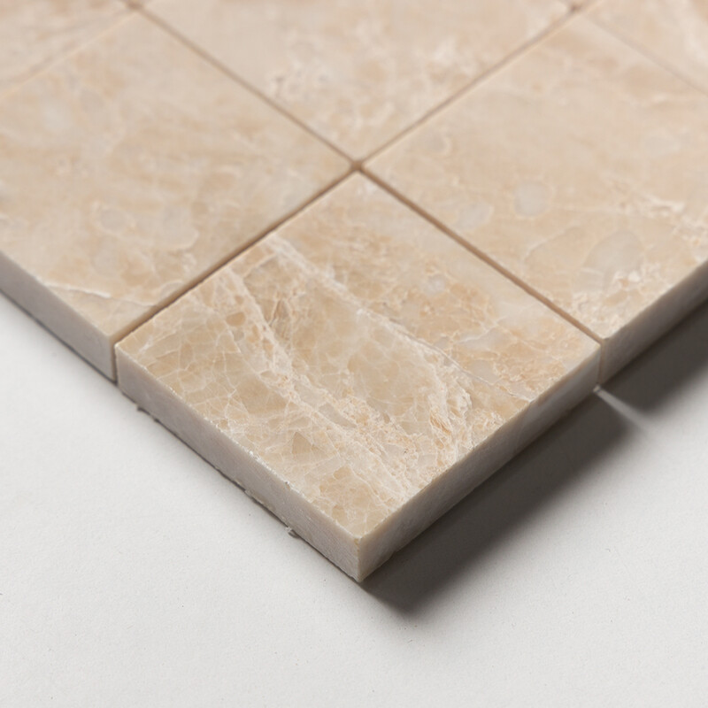 Cappuccino Polished 2×2 Marble Mosaics 12×12