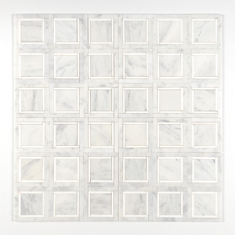 Snow White, Avalon Multi Finish Cambridge Marble Mosaics 12×12