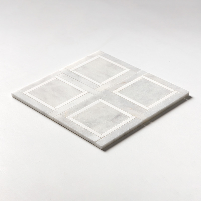 Snow White, Avalon Multi Finish Cambridge Marble Mosaics 12×12