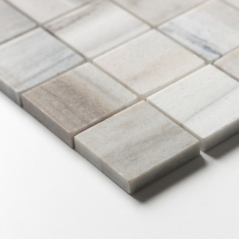 Verona Blend Honlanmış 2×2 Mermer Mozaikler 12×12