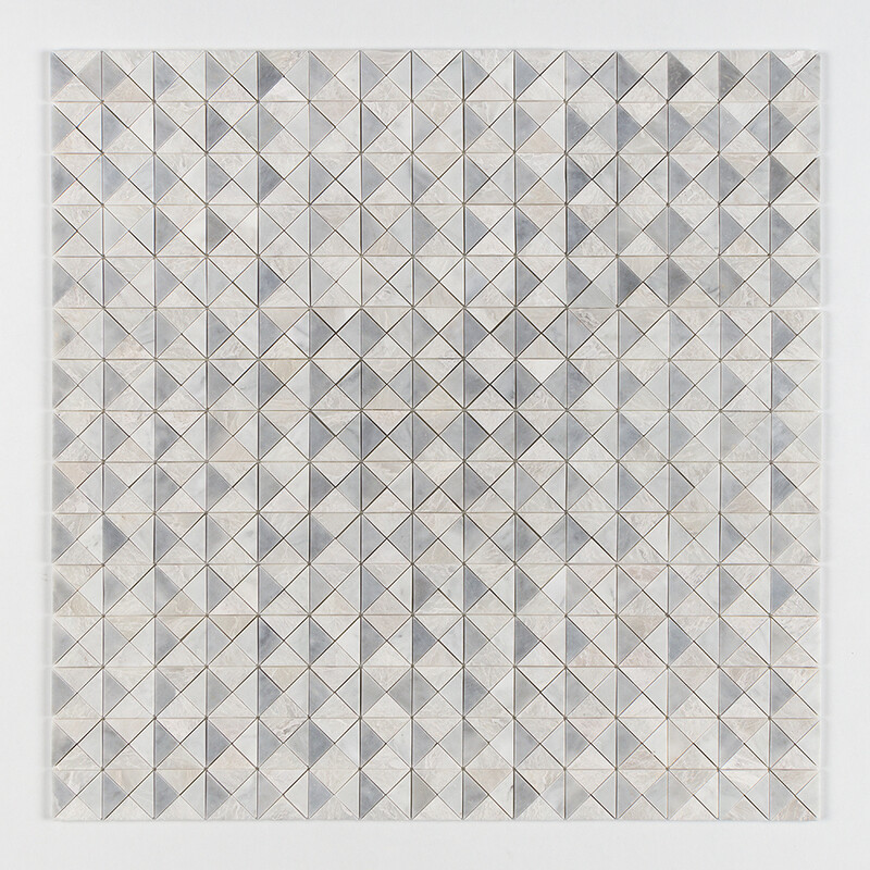 Iceberg, Avenza, Allure Multi Finish Devon Marble Mosaics 12 1/2×12 1/2