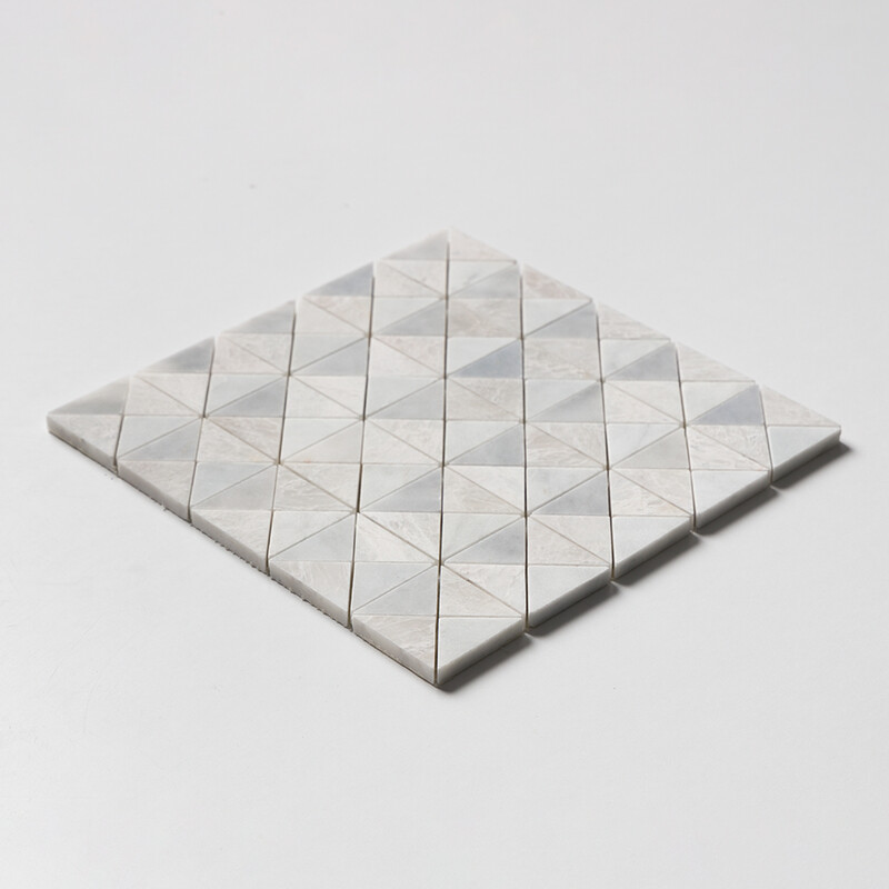 Iceberg, Avenza, Allure Multi Finish Devon Marble Mosaics 12 1/2×12 1/2