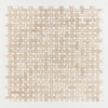 Diana Royal, Snow White Multi Finish Basket Weave 1×3 Marble Mosaics 12×12