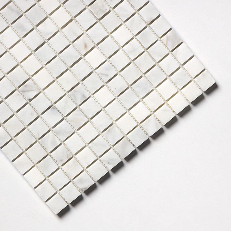 Calacatta Gold Royal Honed 1×1 Marble Mosaics 12×12