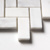 Calacatta Gold Royal Honed Herringbone 1×2 Marble Mosaics 11×11