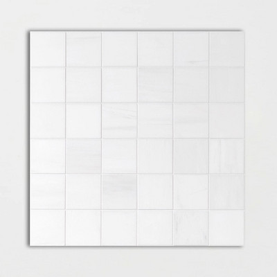 Mosaici in marmo Bianco Dolomiti Classic Honed 2×2 12×12