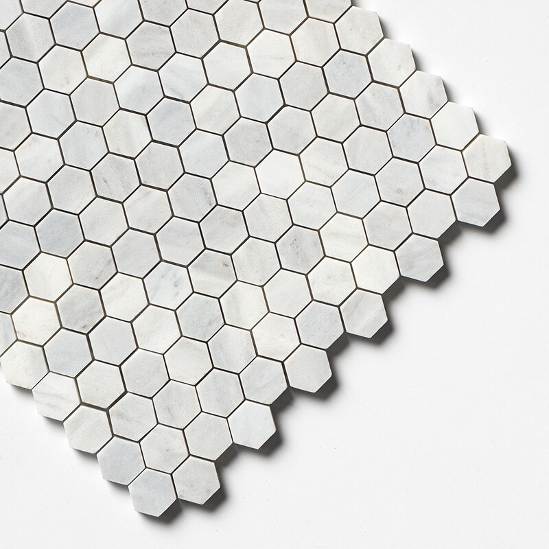 Avenza Honed Hexagon 1×1 Marble Mosaics 11 1/2×12 1/4
