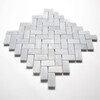 Allure Light Honed Herringbone 1×2 Marble Mosaics 11×11