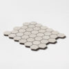 Infinity White  Hexagon 2 Porcelain Mosaics 10 3/8×12 (MS02499)