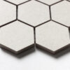Infinity White  Hexagon 2 Porcelain Mosaics 10 3/8×12 (MS02499)