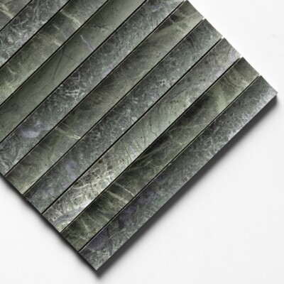 Mosaïques en marbre Verde Tia adouci 12×12